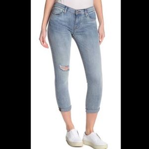 HUDSON Harkin Crop Super Skinny Jeans 26